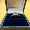 Vintage Art Deco Tested Silver Citrine Ring -UK Size O