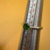 TGGC 925 Sterling Silver Green Gem Demantoid Ring -UK Size S
