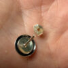 925 Sterling Silver Synthetic Opal Stud Earrings