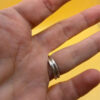 Natural Brown Agate Ring 925 Sterling Silver Ring Uk K