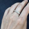 Vintage sterling Silver 925 Chunky Band Ring Size O ~102