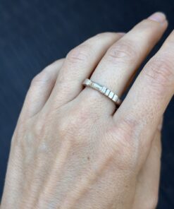 Vintage sterling Silver 925 Chunky Band Ring Size O