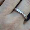 Vintage sterling Silver 925 Chunky Band Ring Size O ~102