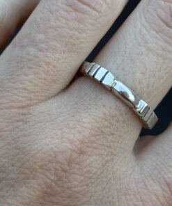 Vintage sterling Silver 925 Chunky Band Ring Size O