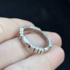Vintage sterling Silver 925 Chunky Band Ring Size O ~102