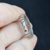 Vintage sterling Silver 925 Chunky Band Ring Size O ~102