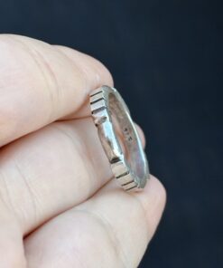 Vintage sterling Silver 925 Chunky Band Ring Size O