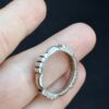 Vintage sterling Silver 925 Chunky Band Ring Size O ~102