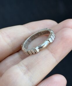 Vintage sterling Silver 925 Chunky Band Ring Size O