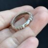 Vintage sterling Silver 925 Chunky Band Ring Size O ~102