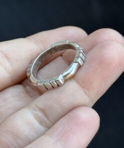 Vintage sterling Silver 925 Chunky Band Ring Size O