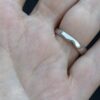 Vintage sterling Silver Ring with White Moonstone Stone Size K 1/2 ~102