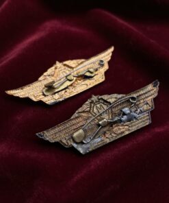 Set of Two Soviet Tankist Badges Army. Tank. Officer Qualification. Enamel finish.