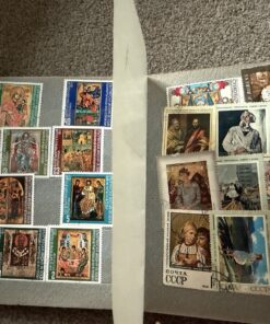 Vintage USSR Stamp Collection Album
