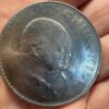 1965 Sir Winston Churchill Commemorative One Crown Coin In Perspex Case