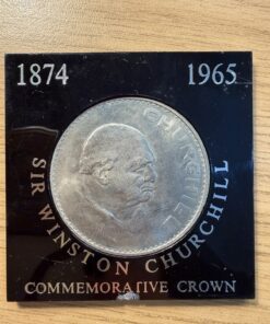 1965 Sir Winston Churchill Commemorative One Crown Coin In Perspex Case