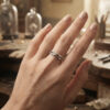 Sterling Silver Infinity Ring – Size P