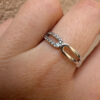 Sterling Silver Infinity Ring – Size P