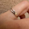 Sterling Silver Infinity Ring – Size P