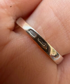 Sterling Silver Infinity Ring – Size P