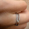 Sterling Silver Infinity Ring – Size P