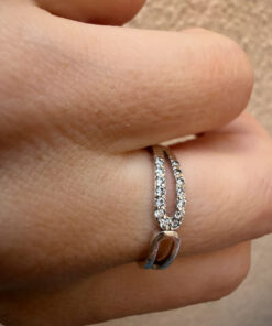 Sterling Silver Infinity Ring – Size P
