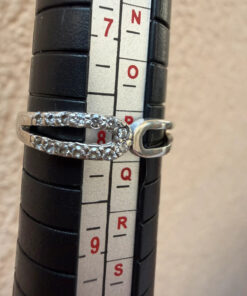 Sterling Silver Infinity Ring – Size P