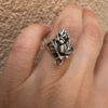 Vintage Soviet 925 Sterling Silver Grape Ring – Size L