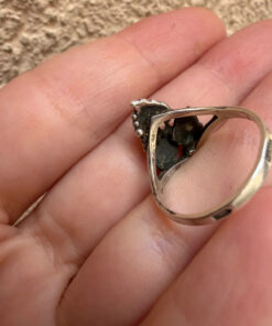 Vintage Soviet 925 Sterling Silver Grape Ring – Size L