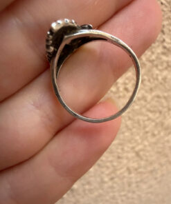 Vintage Soviet 925 Sterling Silver Grape Ring – Size L
