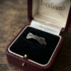 Art Deco Inspired Marcasite Bow Ring in Sterling Silver – Size O