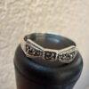 Art Deco Inspired Marcasite Bow Ring in Sterling Silver – Size O