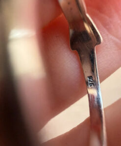 Art Deco Inspired Marcasite Bow Ring in Sterling Silver – Size O