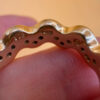 Chic Gold-Plated Sterling Silver Ring Uk size L