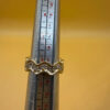Chic Gold-Plated Sterling Silver Ring Uk size L