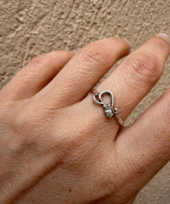 Soviet silver ring from the 1990s Uk size N
