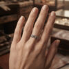 Vintage Silver Statement Ring, Soviet Era (60s), Size M