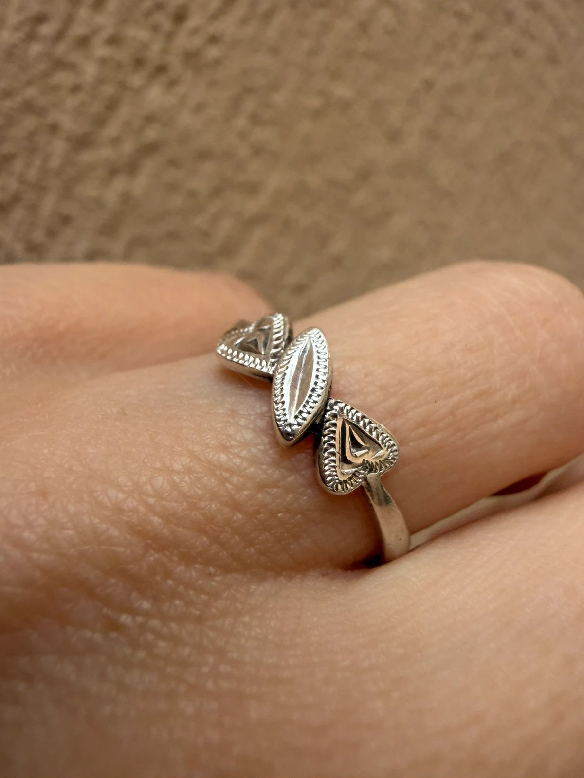 Vintage Silver Statement Ring, Soviet Era (60s), Size M
