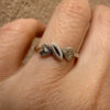 Vintage Silver Statement Ring, Soviet Era (60s), Size M