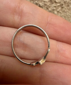 Vintage Silver Statement Ring, Soviet Era (60s), Size M