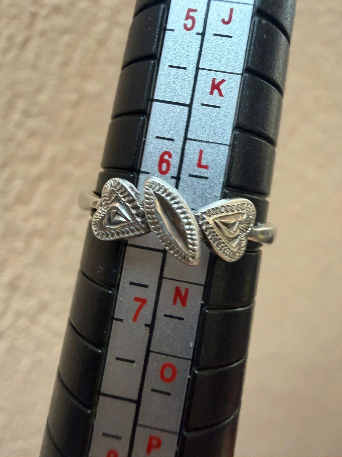 Vintage Silver Statement Ring, Soviet Era (60s), Size M