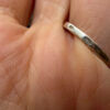 Sterling silver ring with round Uk size N