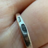 Size M ,Vintage USSR Sterling Silver Ring, 875 Silver, (r)