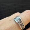 Vintage Soviet Silver Ring – Exquisite Craftsmanship & Victorian Aesthetic (r)