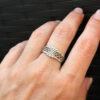 Vintage Soviet Silver Ring – Exquisite Craftsmanship & Victorian Aesthetic (r)