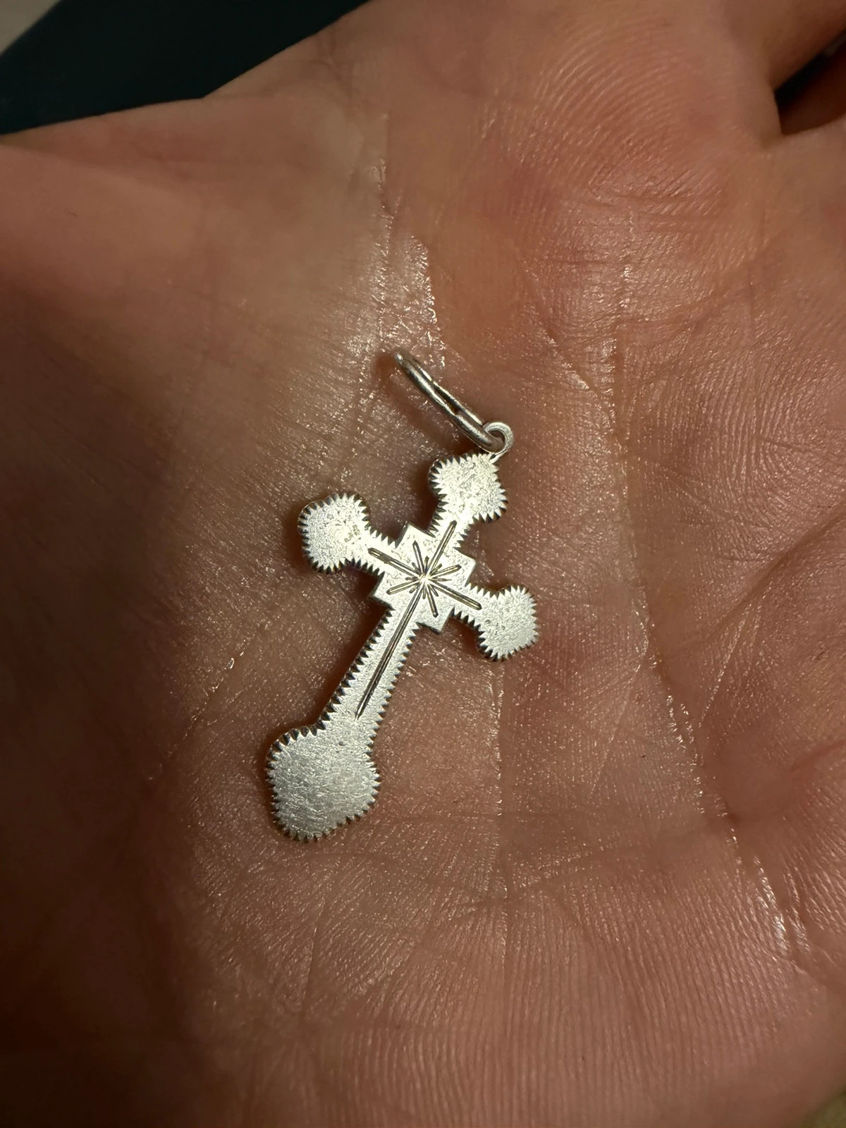 Vintage 925 Sterling Silver Cross Pendant – Timeless Religious Jewelry(r)