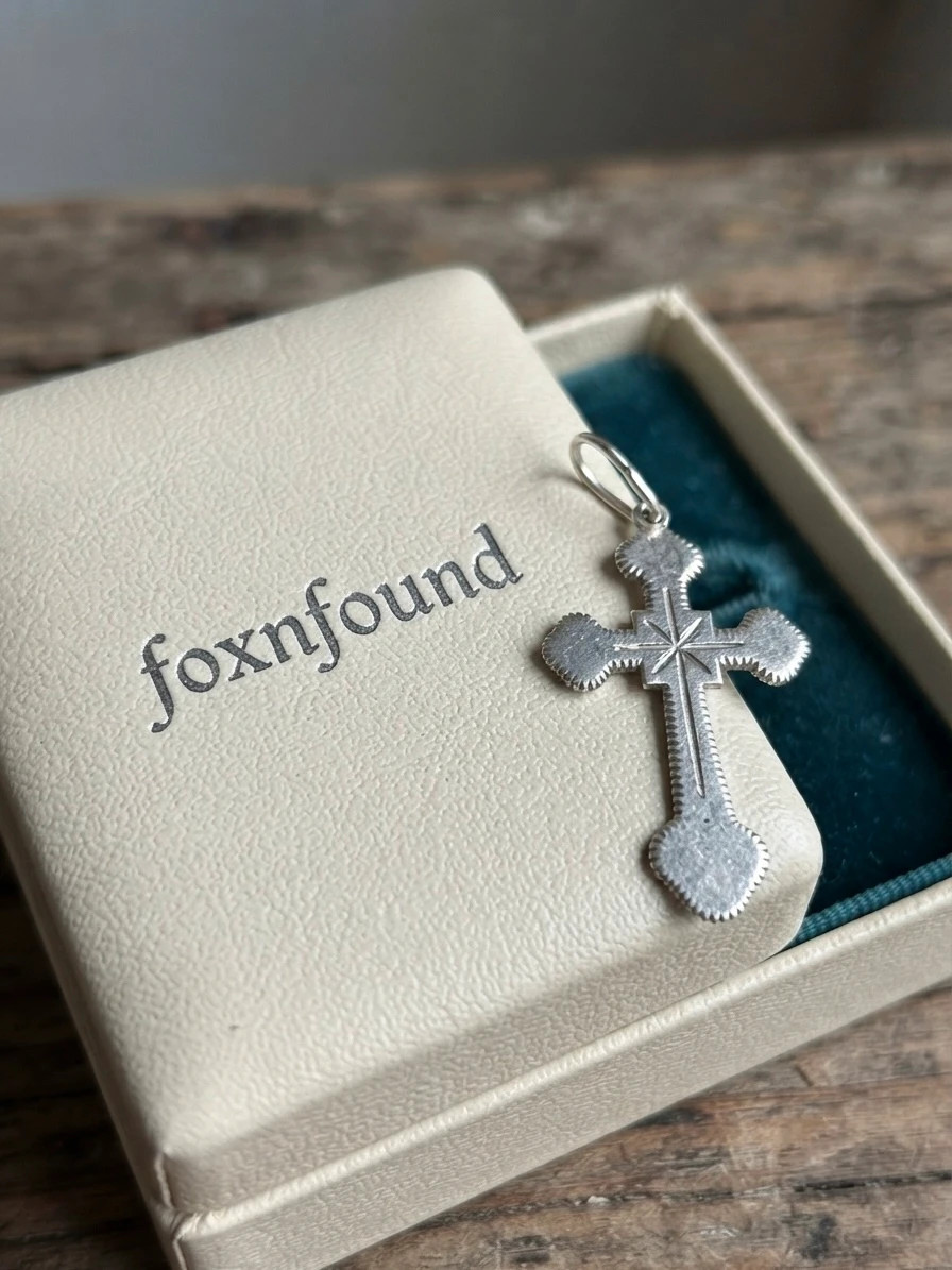 Vintage 925 Sterling Silver Cross Pendant – Timeless Religious Jewelry(r)