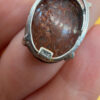 Vintage Exquisite Silver Pendant with Natural Agate