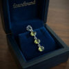 925 Sterling Silver Peridots Pendant- Bail Added On Later -27