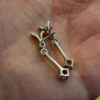 925 Sterling Silver Amethyst Drop Stud Earrings